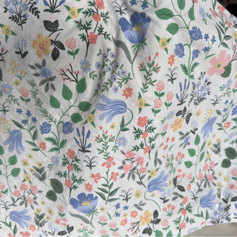 Pottery Barn Kids Rifle Paper Co. Bramble Fields Crib Sheet